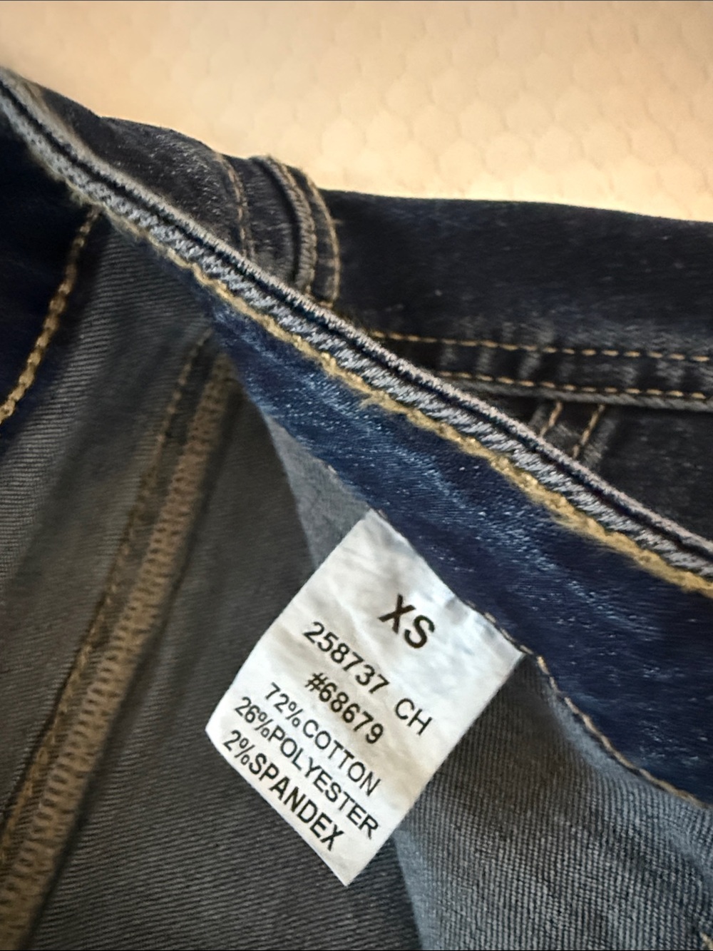 High-Rise Dark Blue Wide-Leg Women's Jeans - Picture 9 of 9